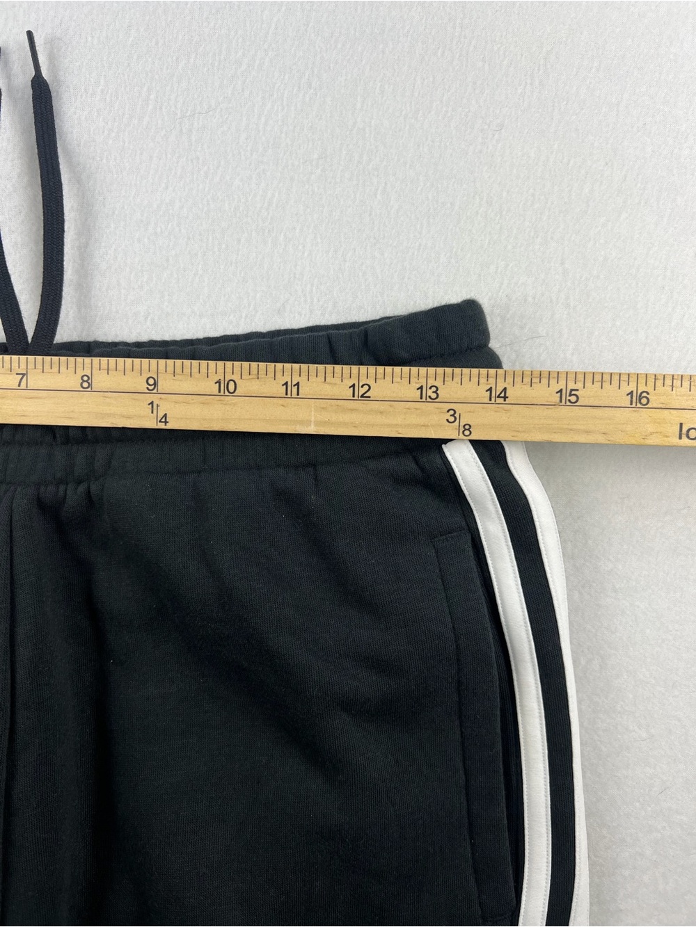 Adidas Womens Classic Striped Wide Leg Baggy Fleece Sweatpants Size S - Picture 6 of 11